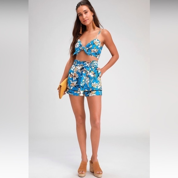 J.O.A. Pants - J.O.A. Just One Answear floral top and short. Size XS. New